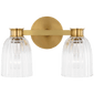 Asalea Double Sconce, a premium Bath light by VCGallery Italy. Close - up image of its design.