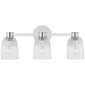 Asalea Triple Vanity Light, a premium Bath light by VCGallery Italy. Close - up image of its design.
