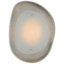 Burnished Silver Leaf with Alabaster / Alabaster