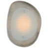 Burnished Silver Leaf with Alabaster / Alabaster