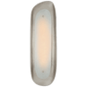 Burnished Silver Leaf with Alabaster / Alabaster