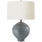 Gaios Table Lamp in Blue Lagoon with Linen Shade