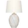 Idalia 28" Sculpted Table Lamp, a premium Decorative light by VCGallery Italy. Close - up image of its design.