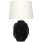 Idalia 28" Sculpted Table Lamp, a premium Decorative light by VCGallery Italy. Close - up image of its design.