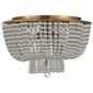 Jacqueline Flush Mount, a premium Flush Mount light by VCGallery Italy. Close - up image of its design.