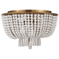 Jacqueline Flush Mount, a premium Flush Mount light by VCGallery Italy. Close - up image of its design.