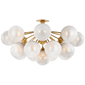 Cristol 43" Flush Mount, a premium Flush Mount light by VCGallery Italy. Close - up image of its design.
