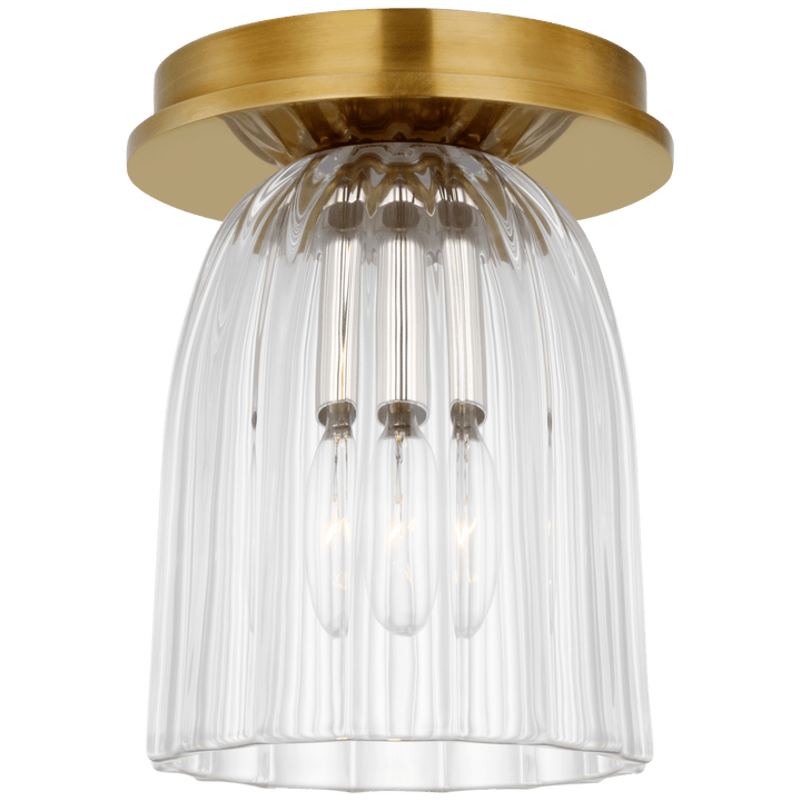 Asalea 5" Solitaire Flush Mount, a premium Flush Mount light by VCGallery Italy. Close - up image of its design.