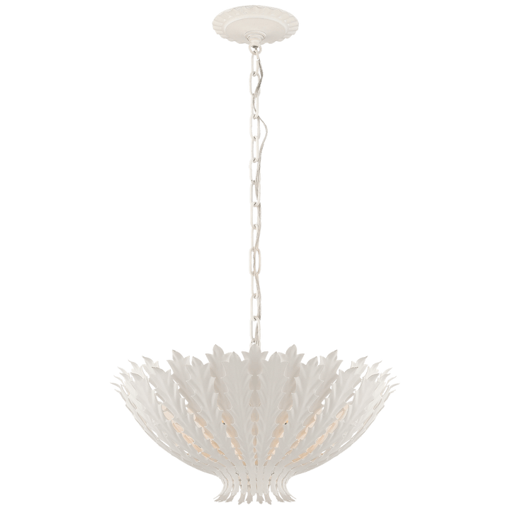Hampton Small Chandelier in Plaster White