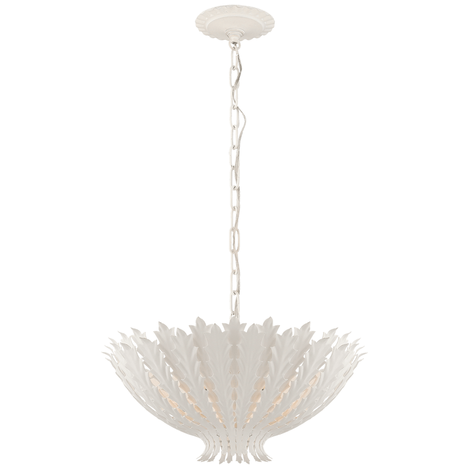 Hampton Small Chandelier in Plaster White