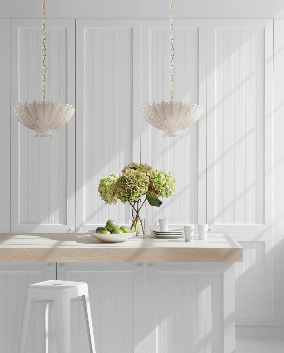 Hampton Small Chandelier, a premium Chandelier light by Visual Comfort. Close - up image of its design.