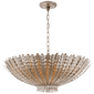 Hampton Medium Chandelier in Burnished Silver Leaf