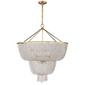 Jacqueline Two - Tier Chandelier, a premium Chandelier light by VCGallery Italy. Close - up image of its design.