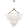 Jacqueline Two - Tier Chandelier, a premium Chandelier light by VCGallery Italy. Close - up image of its design.