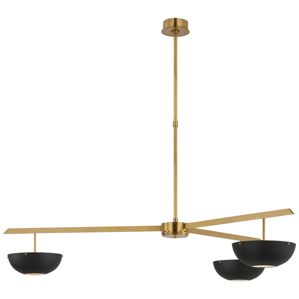 Valencia Extra Large Three Light Chandelier, a premium Chandelier light by VCGallery Italy. Close - up image of its design.