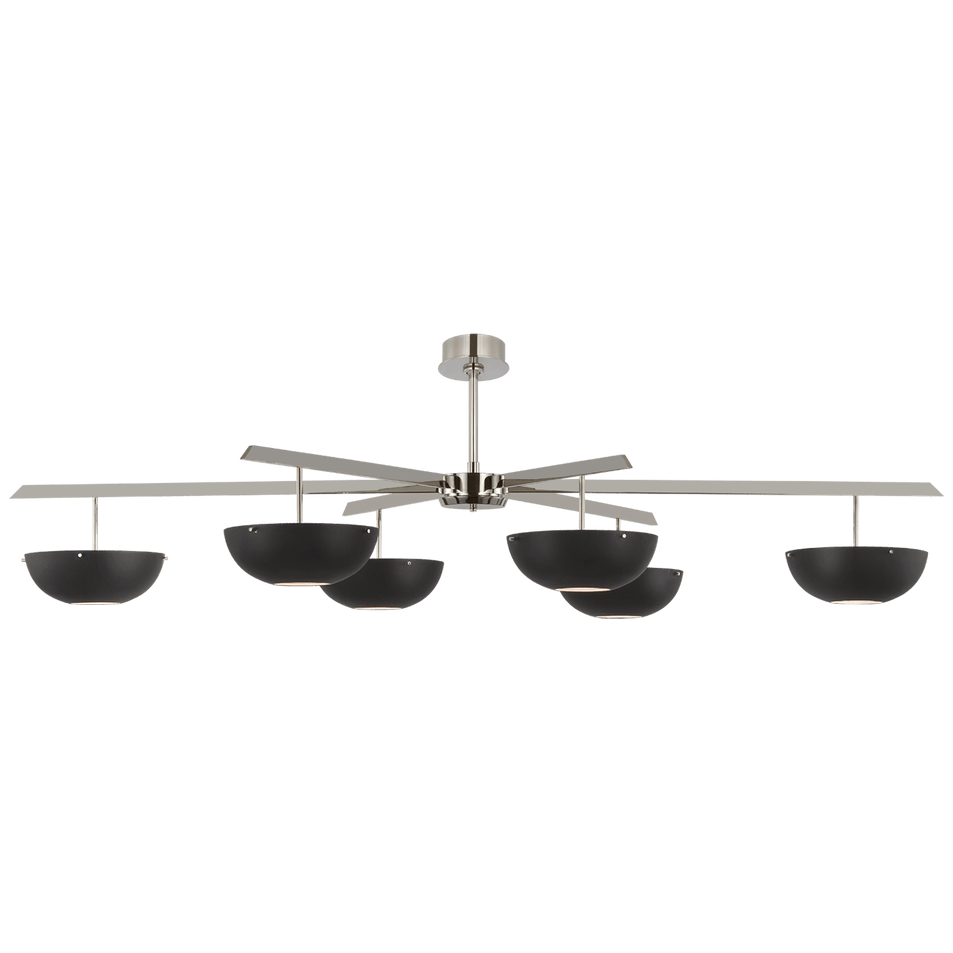 Valencia Grande Six Light Chandelier, a premium Chandelier light by VCGallery Italy. Close - up image of its design.
