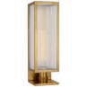 Soft Brass / Прозоре рифлене скло