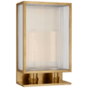 Soft Brass / Прозоре рифлене скло