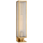 York 24" Single Box Sconce, a premium Decorative light by Visual Comfort & Co. Close - up image of its design.