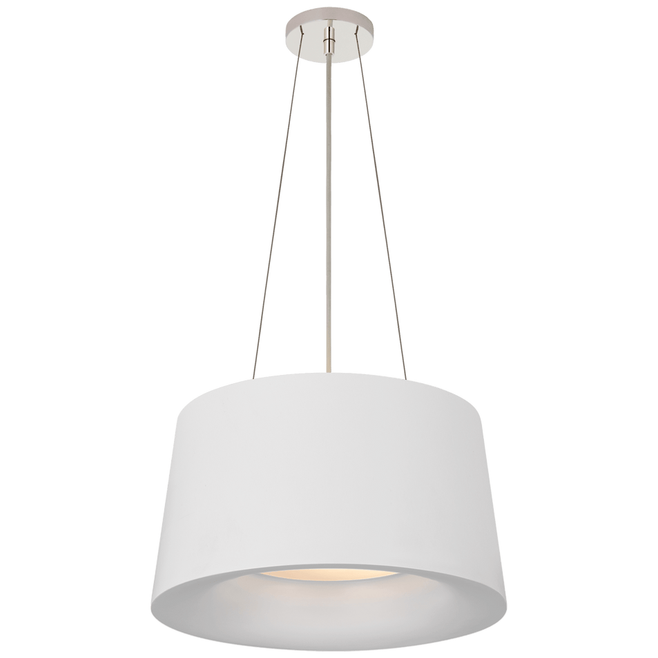 Halo Small Hanging Shade in Matte White