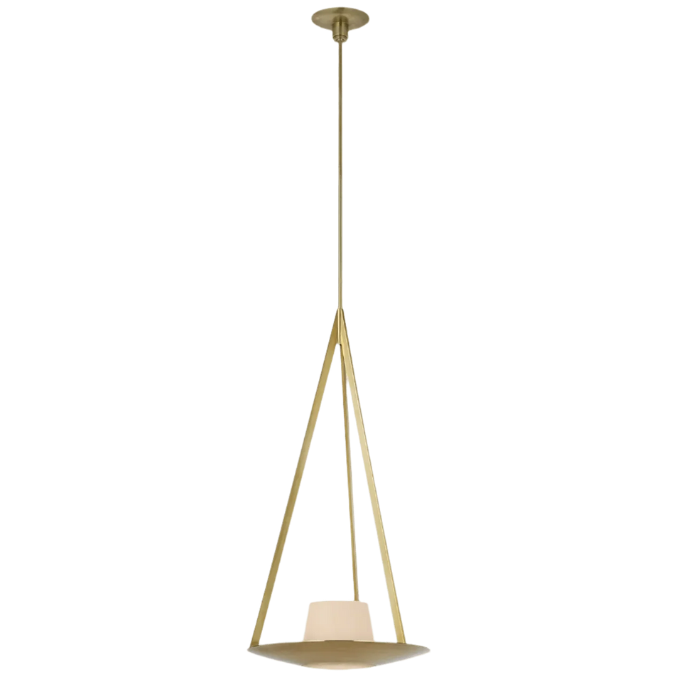 Divina 20" Pendant, a premium Pendant light by Visual Comfort & Co. Close - up image of its design.