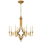 Mykonos Medium Chandelier in Antique-Burnished Brass