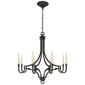 Mykonos Medium Chandelier in Aged Iron
