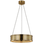 Connery 14" Ring Pendant in Antique-Burnished Brass