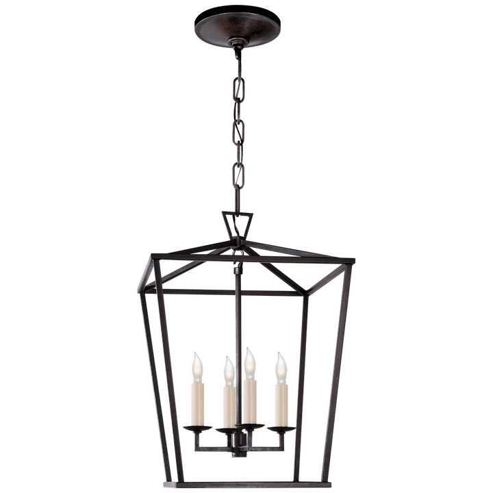 Darlana Small Lantern in Aged Iron
