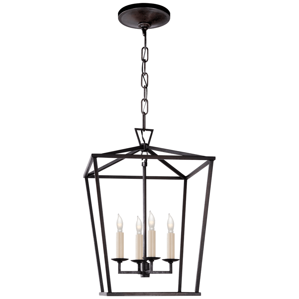 Darlana Small Lantern in Aged Iron
