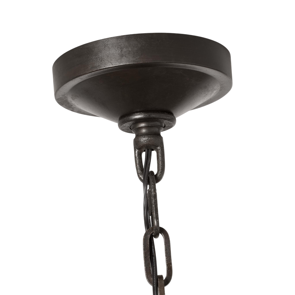 Darlana Medium Lantern in Aged Iron