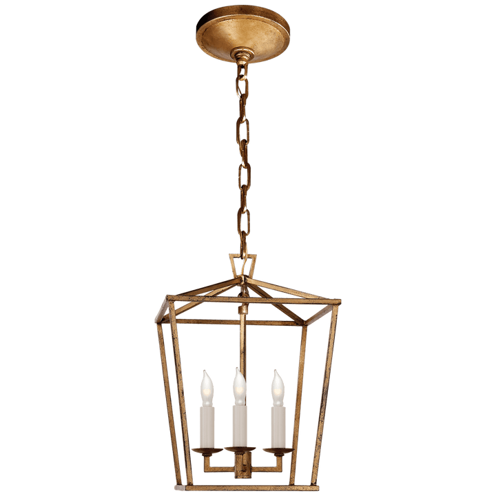 Darlana Mini Lantern in Gilded Iron
