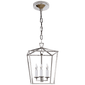 Darlana Mini Lantern in Polished Nickel