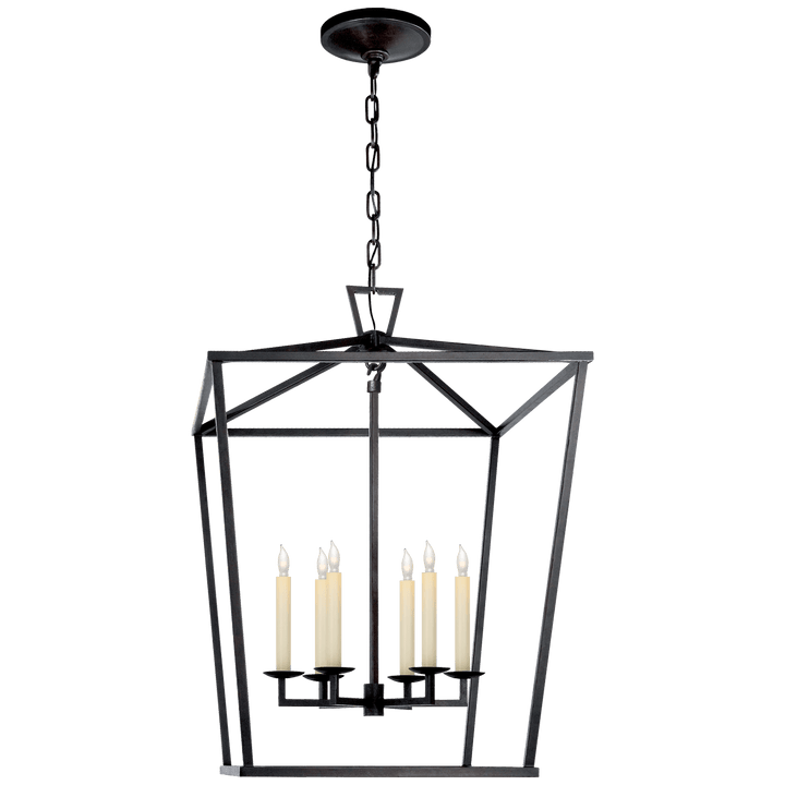 Darlana Large Lantern in Aged Iron