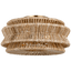 Antique-Burnished Brass and Natural Abaca