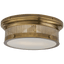 Antique-Burnished Brass / Біле скло