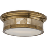Antique-Burnished Brass / Біле скло