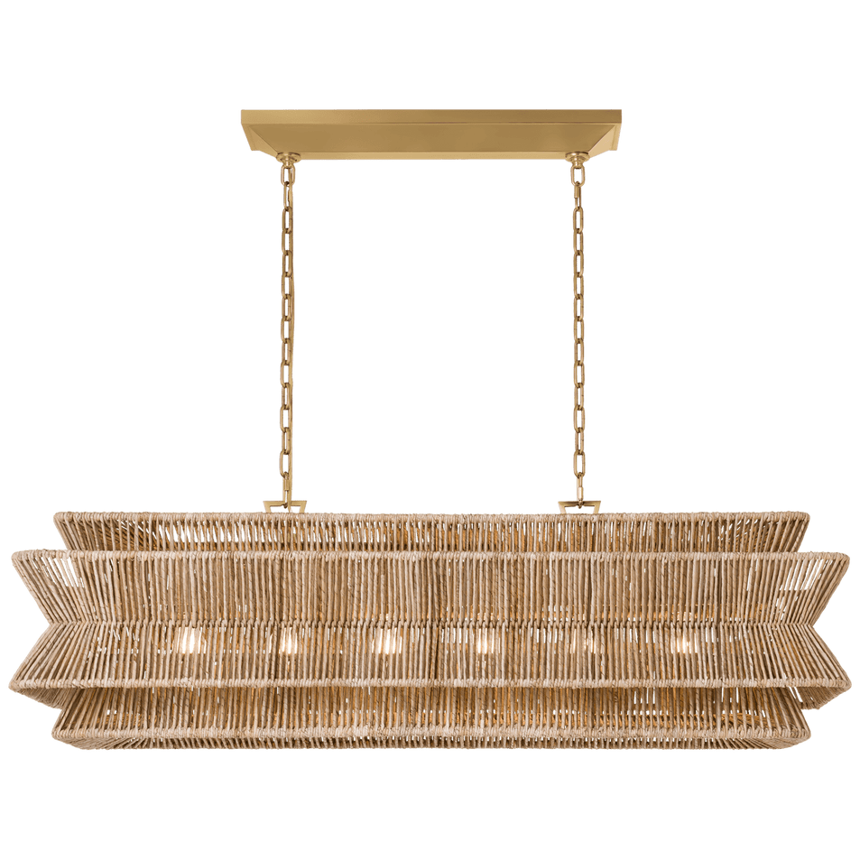 Antigua 54" Linear, a premium Linear light by VCGallery Italy. Close - up image of its design.