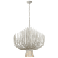 Astra 32" Sculpted Chandelier, a premium Chandelier light by Visual Comfort & Co. Close - up image of its design.