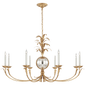 Gramercy Grande Wide Chandelier in Gilded Iron