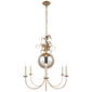 Gramercy Medium Chandelier in Gilded Iron