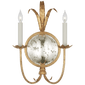 Gramercy Large Double Sconce in Gilded Iron
