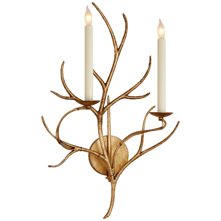 Branch Sconce in Gilded Iron