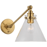 Antique-Burnished Brass / Прозоре скло