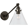 Parkington Single Library Wall Light, a premium Functional light by VCGallery Italy. Close - up image of its design.