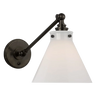 Parkington Single Library Wall Light, a premium Functional light by Visual Comfort & Co. Close - up image of its design.