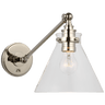 Parkington Single Library Wall Light, a premium Functional light by Visual Comfort & Co. Close - up image of its design.