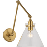 Antique-Burnished Brass / Прозоре скло