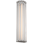 Kean 21" Sconce in Polished Nickel with Clear Glass Rods