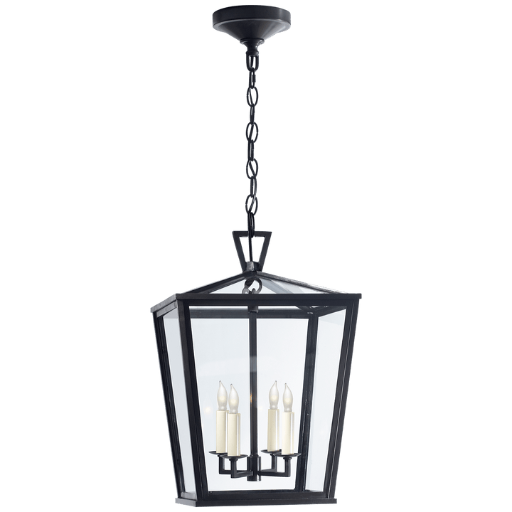 Darlana Small Hanging Lantern in Bronze